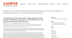 Desktop Screenshot of iaspm.org.uk