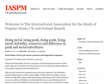 Tablet Screenshot of iaspm.org.uk