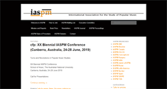 Desktop Screenshot of iaspm.net