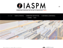 Tablet Screenshot of iaspm.ca